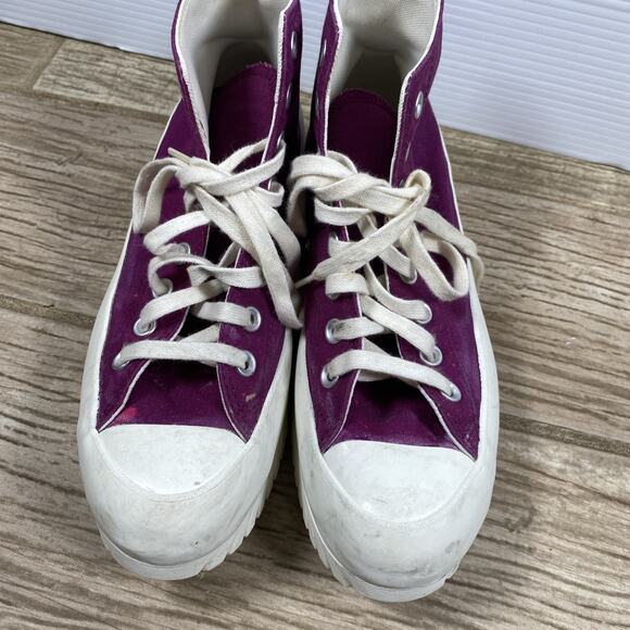 Converse Run Star Hike High Top Sneakers - Purple - Men’s 7.5 / Women’s 9.5 - Picture 8 of 16